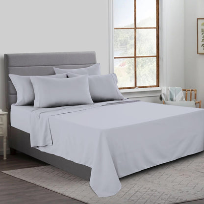 MistyMorning Single small Double King Super King cotton flat Sheet size percale bed cot white black