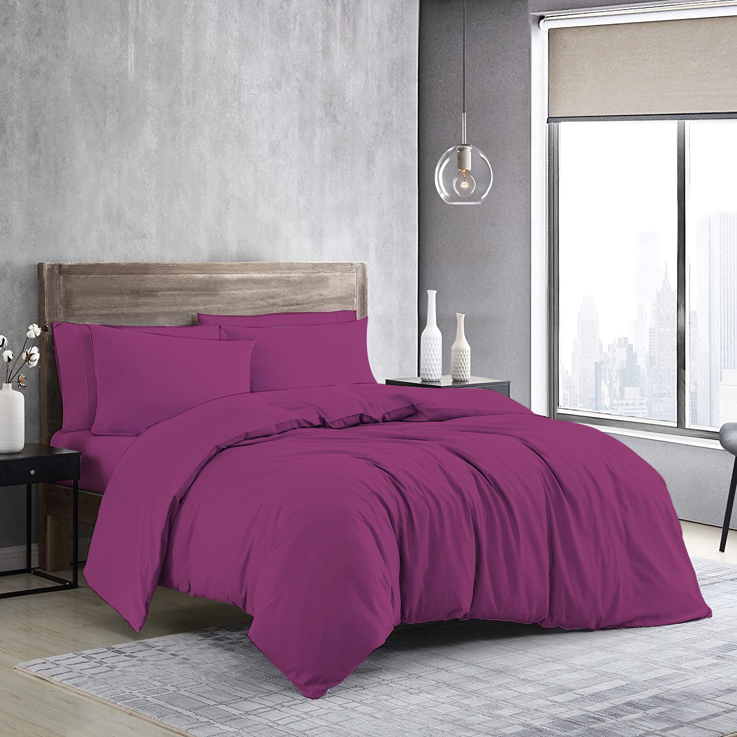 MistyMorning Single small Double King Super King cotton duvet covers set sizes uk percale beds for cot sale blue grey white black