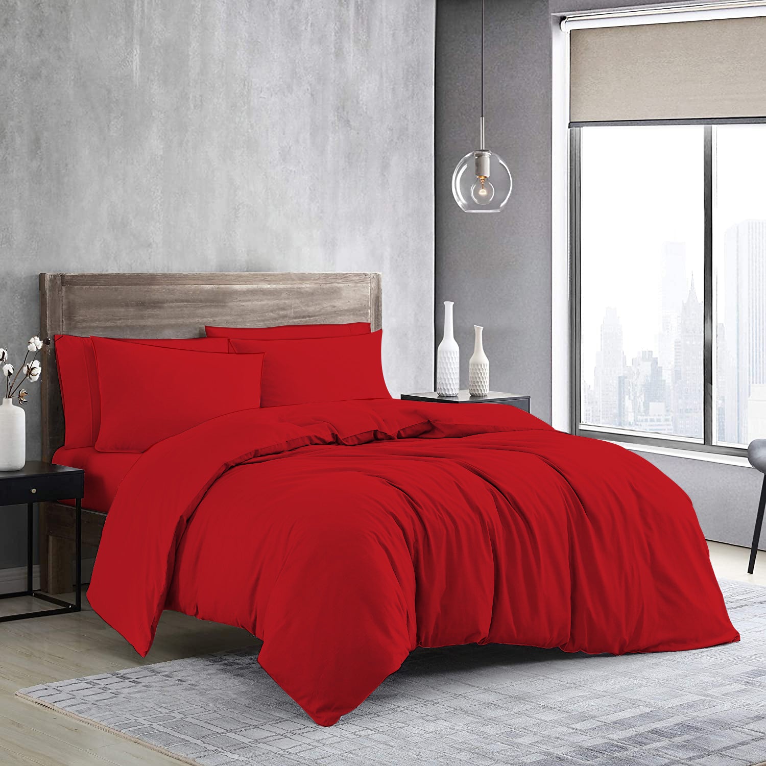 MistyMorning Single small Double King Super King cotton duvet covers set sizes uk percale beds for cot sale blue grey white black