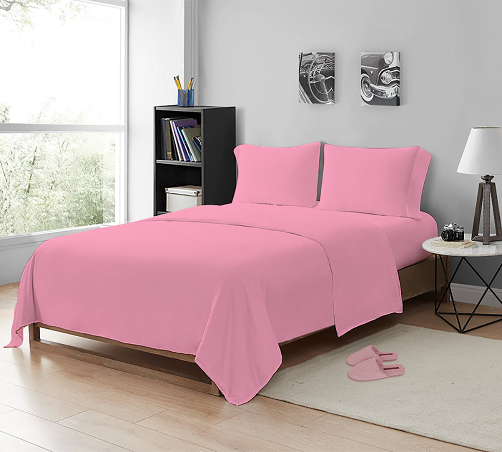 MistyMorning Single small Double King Super King cotton flat Sheet size percale bed cot white black