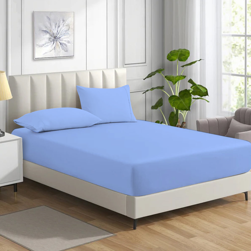 MistyMorning what is Single small Double King Super King cotton Fitted Sheet sizes pattern percale grey yellow