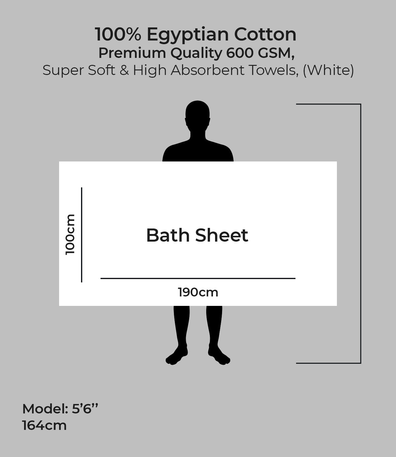 MistyMorning Bath Sheet Bath Towel Premium Quality Egyptian Cotton MistyMorning Store