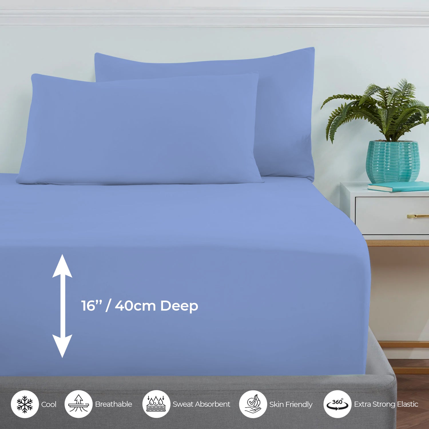 MistyMorning what is Single small Double King Super King extra deep cotton Fitted Sheet 40cm sizes pattern percale